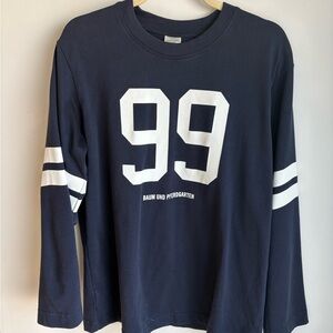 Women’s  Navy Blue Long Sleeve Shirt